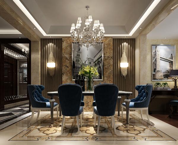 04金艾陶歐瑞諾系列新世紀米黃KYP8103瓷磚空間鋪貼效果圖