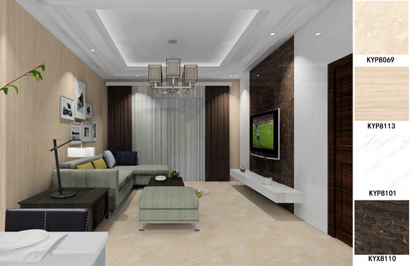 金艾陶家裝：佛山大瀝碧桂園華府106㎡簡約現代裝修效果鑒賞