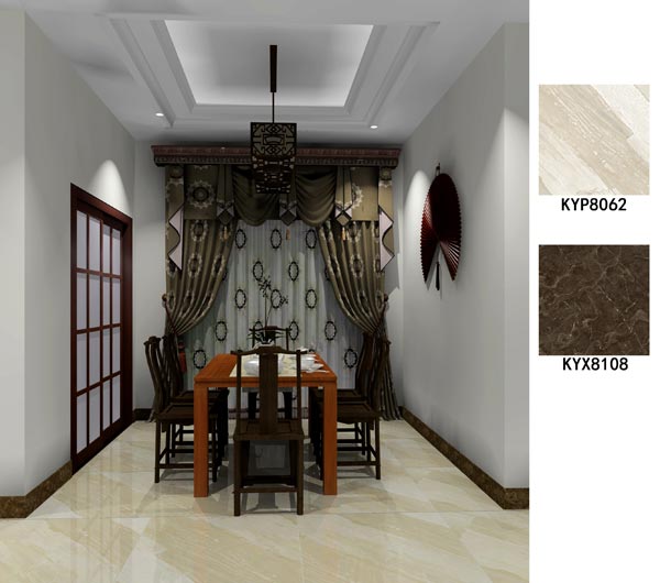 金艾陶家裝：佛山保利紫山國際115㎡中式風格裝修鑒賞