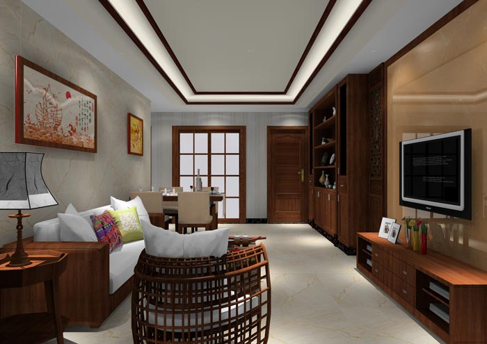 金艾陶家裝:佛山丹灶桂丹頤景園90㎡簡(jiǎn)約現(xiàn)代裝修效果鑒賞