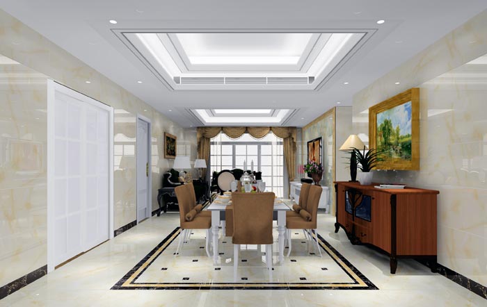 金艾陶家裝：佛山恒寶御龍灣128㎡的歐式風格裝修鑒賞