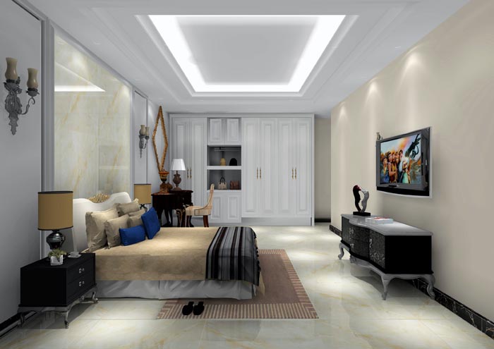 金艾陶家裝：佛山恒寶御龍灣128㎡的歐式風格裝修鑒賞