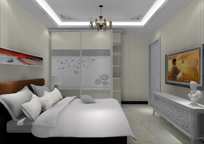 金艾陶家裝:佛山佛山容桂頤澳花園90㎡的簡歐風格裝修鑒賞