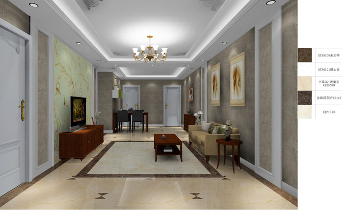 金艾陶家裝：成都時代錦繡78㎡的簡歐風格裝修鑒賞